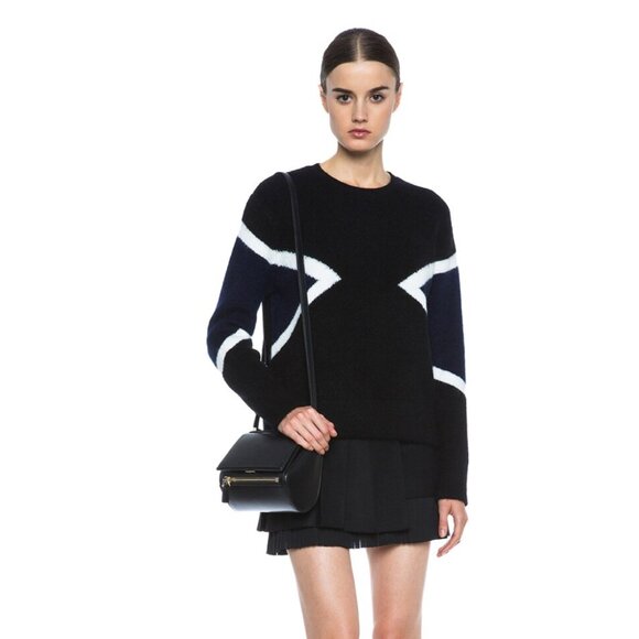 Neil Barrett Modernist Mohair-Blend Crew Neck Sweater - Picture 3 of 11